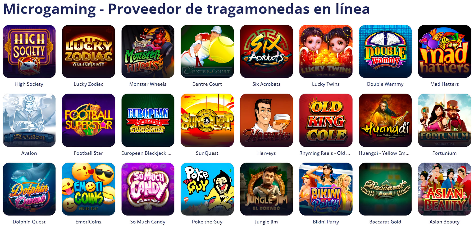 Vulkan Vegas Casino Proveedores - Microgaming