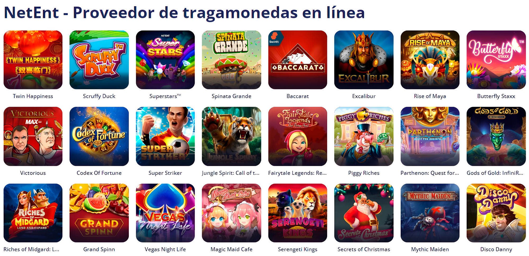 Vulkan Vegas Casino Proveedores - NetEnt